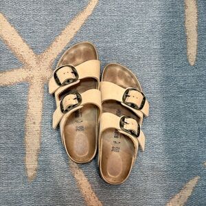 Birkenstock Women’s Arizona Cream Big Buckle